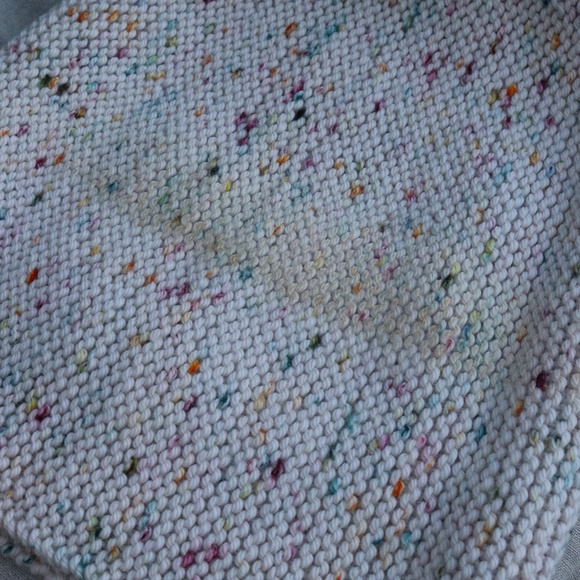 Misha & Puff Adult Merino Wool Garter Hat In Stained Glass Confetti - Picture 11 of 11